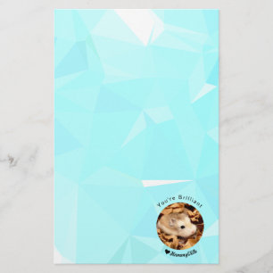 Hammyville - Cute Hamster with Motivational Quote Stationery