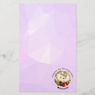 Hammyville - Cute Hamster with Motivational Quote Stationery