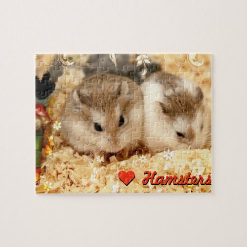 Hammyville _ Cute Hamsters Jigsaw Puzzle