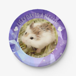 Hammyville - Cute Robo Hamster Blessing Paper Plates