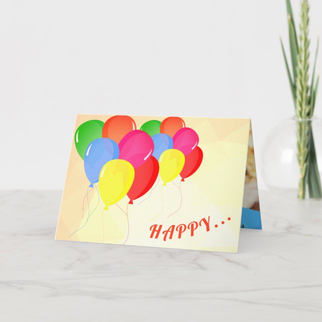 Hammyville - Hamster Surprise Happy Birthday Card (Front)