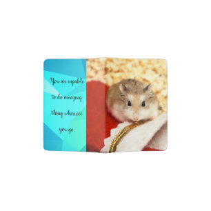 Hammyville - Inspirational Cute Hamster Passport Holder