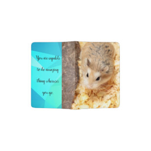 Hammyville - Inspirational Cute Hamster Passport Holder