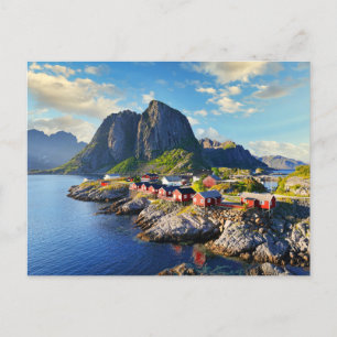 Hamnoy fishing village at Lofoten islands, Norway Postcard
