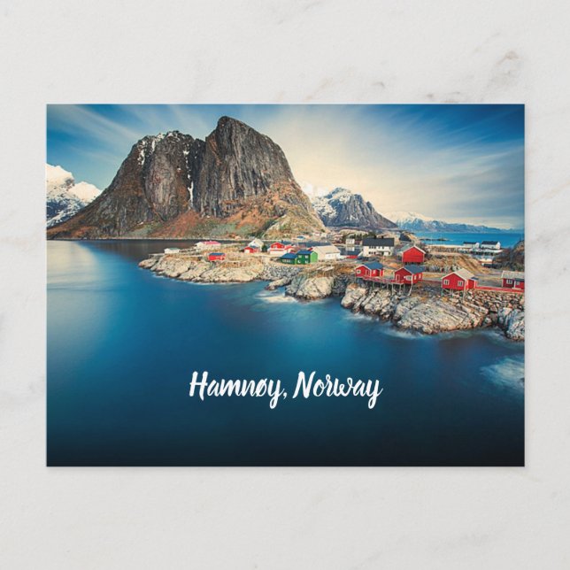Hamnøy Norway stylized Postcard (Front)