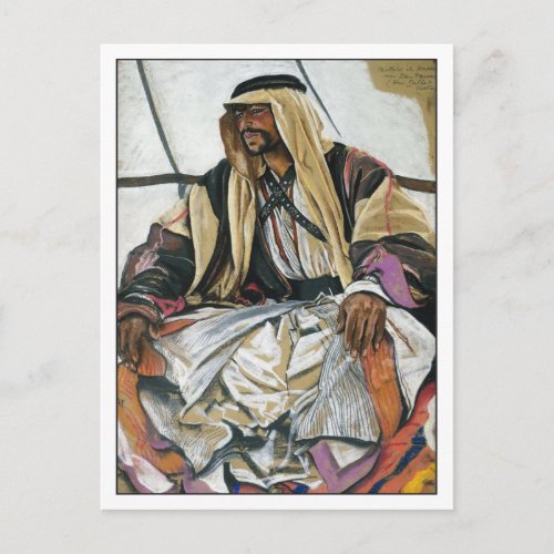 Hamoud Hassan by Eric Kennington Postcard