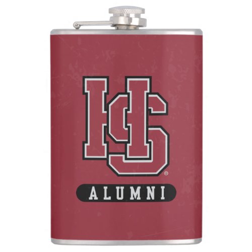 Hampden_Sydney Alumni Distressed Flask