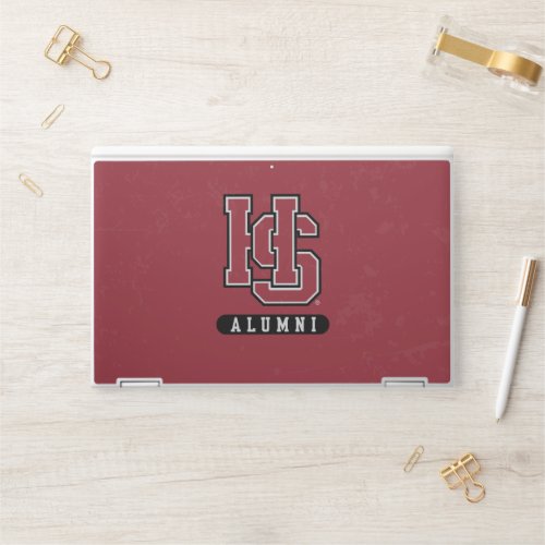 Hampden_Sydney Alumni Distressed HP Laptop Skin