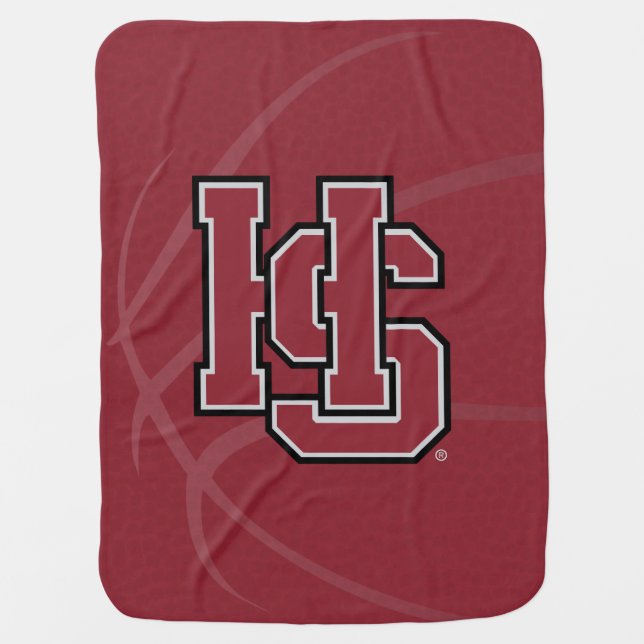 Hampden-Sydney Basketball Baby Blanket (Front)