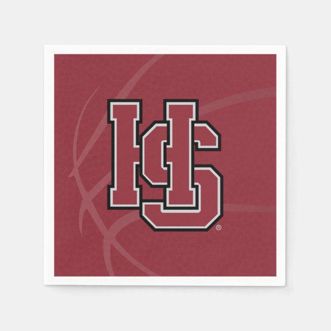 Hampden-Sydney Basketball Napkins (Front)