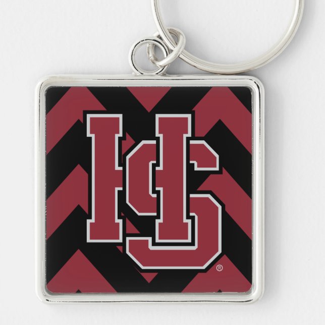 Hampden-Sydney Chevron Keychain (Front)