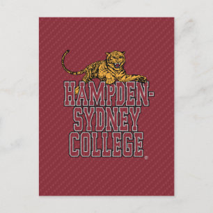 Hampden-Sydney College Carbon Fiber Invitation Postcard