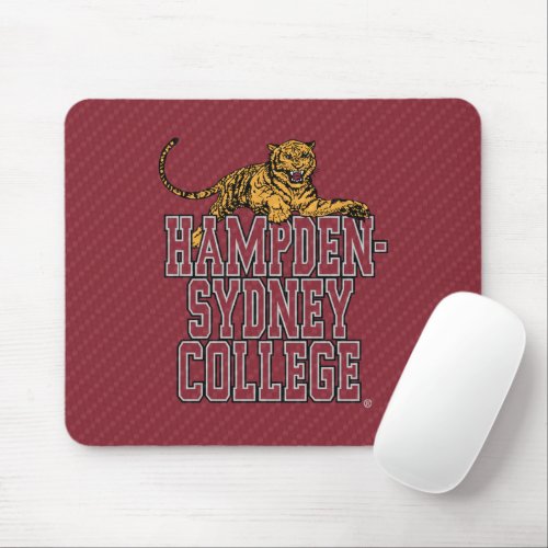 Hampden_Sydney College Carbon Fiber Mouse Pad