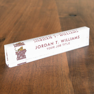 Hampden-Sydney College Desk Name Plate