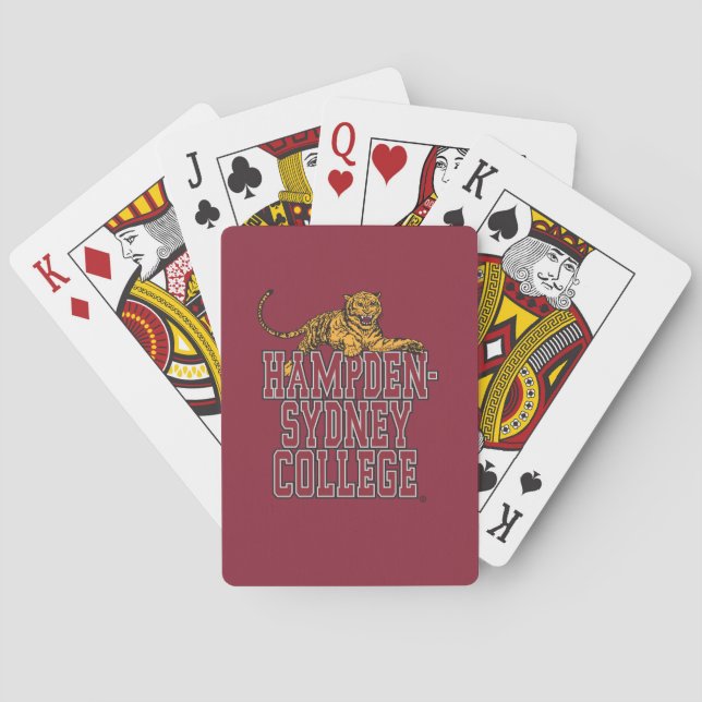 Hampden-Sydney College Poker Cards (Back)