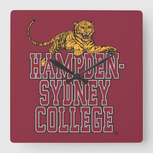 Hampden_Sydney College Square Wall Clock