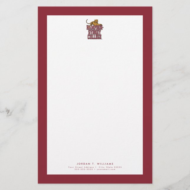 Hampden-Sydney College Stationery (Front)