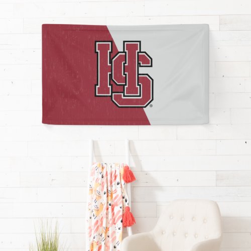 Hampden_Sydney Color Block Distressed Banner