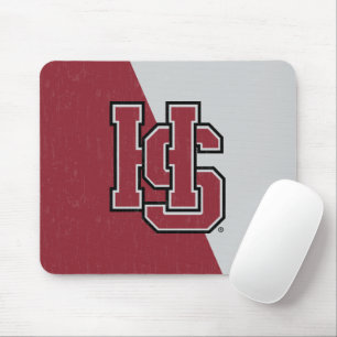 Hampden-Sydney Color Block Distressed Mouse Pad