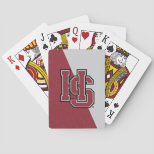 Hampden-Sydney Color Block Distressed Poker Cards