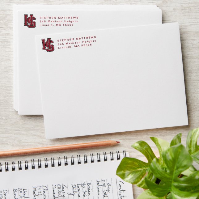 Hampden-Sydney HS Graduation Envelope (Stacked)