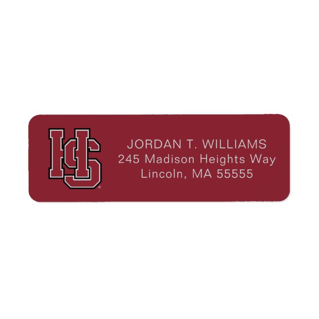 Hampden-Sydney HS Graduation Label (Front)