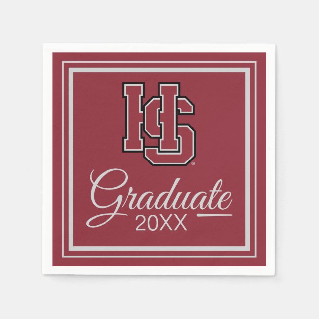 Hampden-Sydney HS Graduation Napkins (Front)