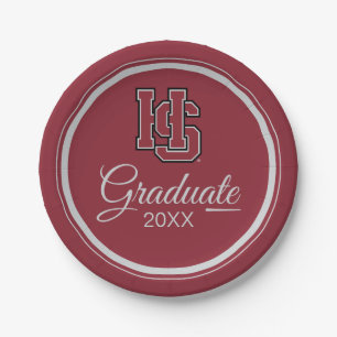 Hampden-Sydney HS Graduation Paper Plates