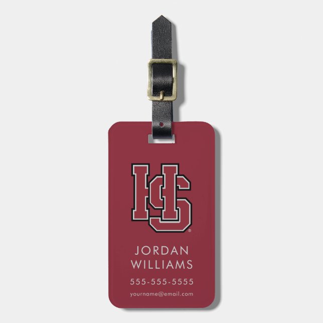 Hampden-Sydney HS Luggage Tag (Front Vertical)