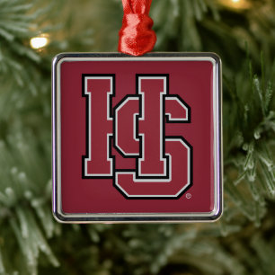 Hampden-Sydney HS Metal Ornament