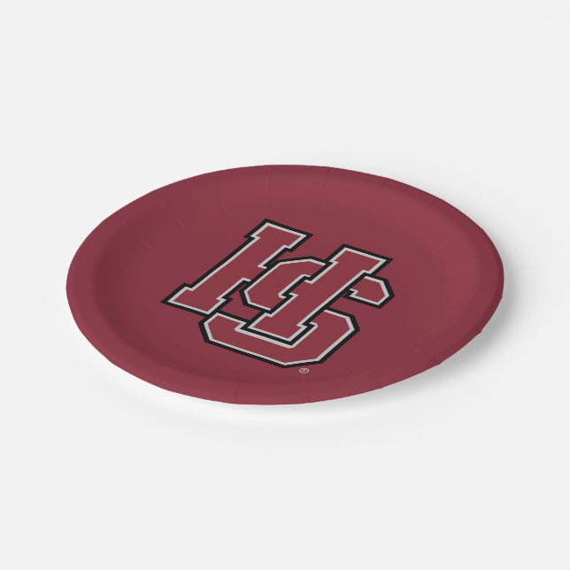 Hampden-Sydney HS Paper Plates (Angled)