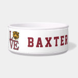 Hampden-Sydney Love Bowl<br><div class="desc">Check out these Hampden-Sydney designs! Show off your Hampden pride with these new University products. These make the perfect gifts for the Tiger student, alumni, family, friend or fan in your life. All of these Zazzle products are customizable with your name, class year, or club. Go Tigers!</div>