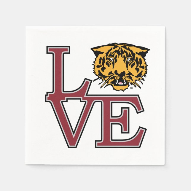 Hampden-Sydney Love Napkins (Front)