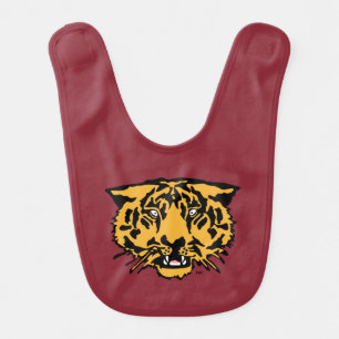 Hampden-Sydney Tiger Logo Baby Bib