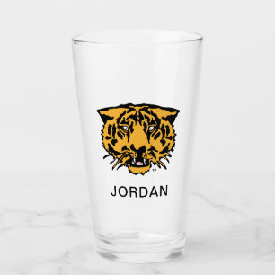 Hampden-Sydney Tiger Logo Glass