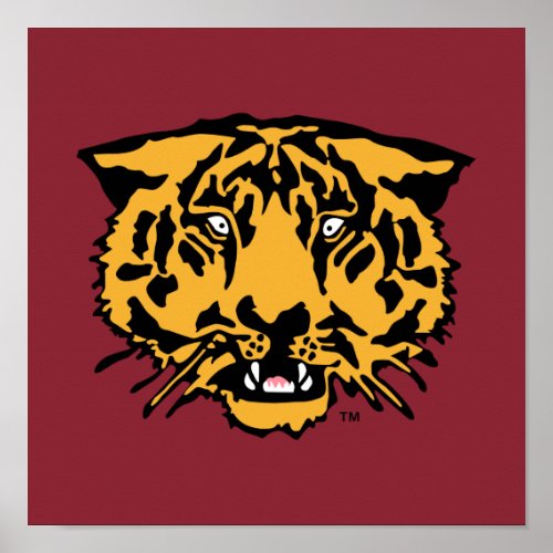 Hampden_Sydney Tiger Logo Poster