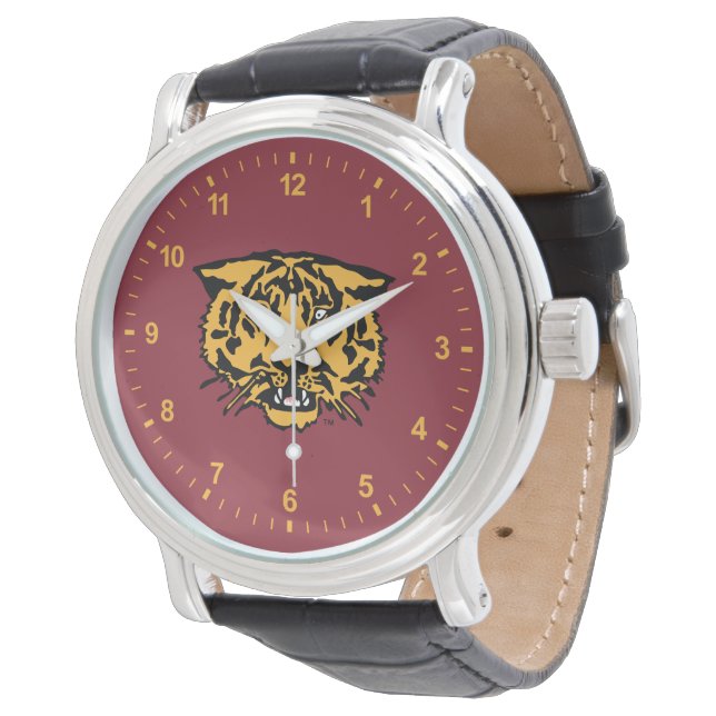 Hampden-Sydney Tiger Logo Watch (Angled)