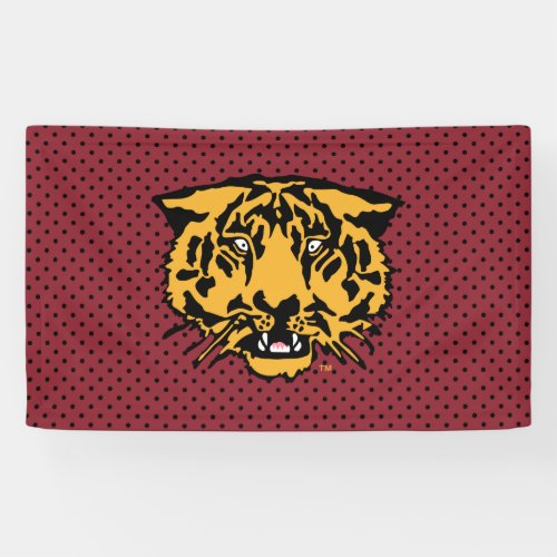 Hampden_Sydney Tiger Polka Dot Banner