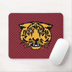 Hampden-Sydney Tiger Polka Dot Mouse Pad