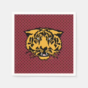 Hampden-Sydney Tiger Polka Dot Napkins