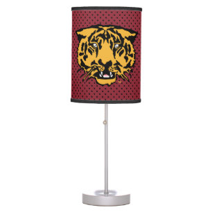 Hampden-Sydney Tiger Polka Dot Table Lamp