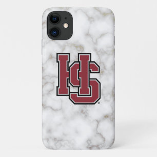 Hampden-Sydney White Marble iPhone 11 Case