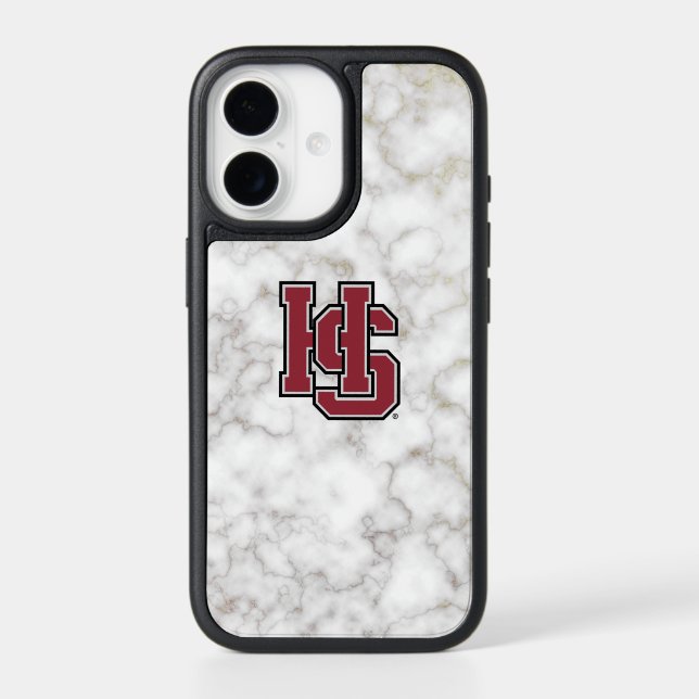 Hampden-Sydney White Marble Otterbox iPhone Case (Back)