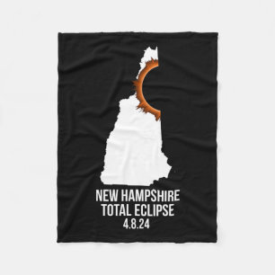 Hampshire Eclipse Idea Men#39;s New Hampshire Tota Fleece Blanket