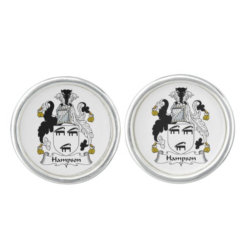 Hampson Family Crest Cufflinks