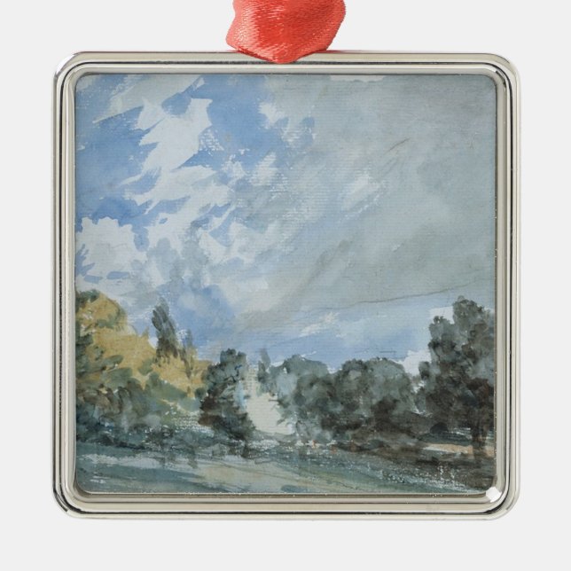 Hampstead Heath (London Park) Metal Ornament (Front)