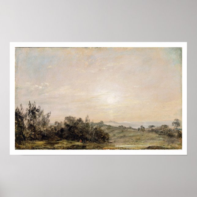 Hampstead Heath, looking toward Harrow, 1821-22 ( Poster (Front)
