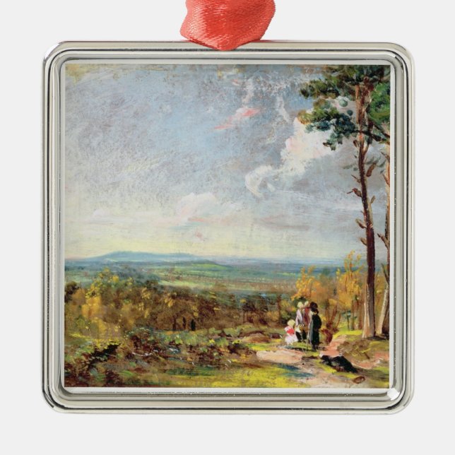 Hampstead Heath Looking Towards Harrow, 1821 (oil Metal Ornament (Front)