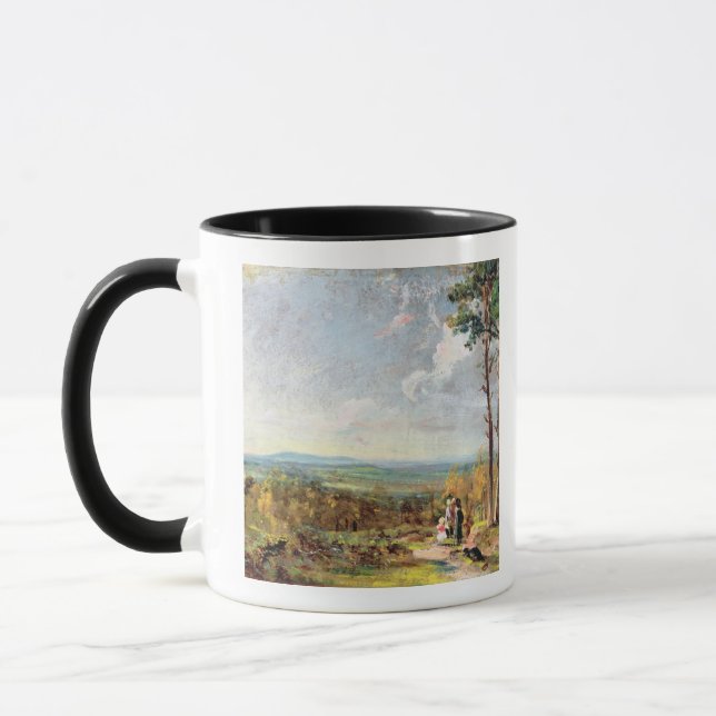 Hampstead Heath Looking Towards Harrow, 1821 (oil Mug (Left)