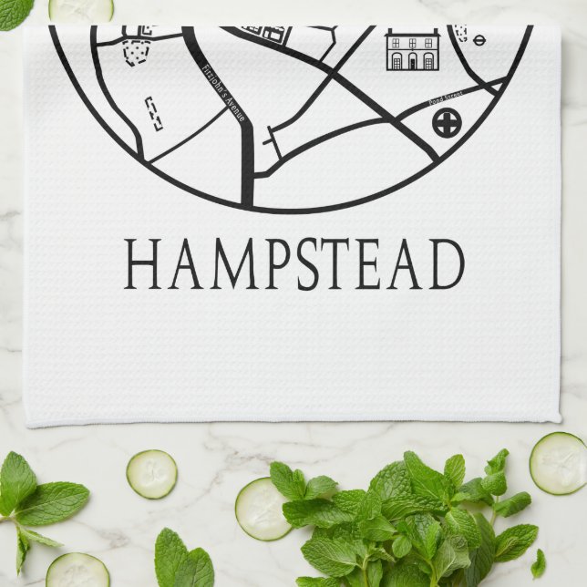 Hampstead Tea Towel (Folded)
